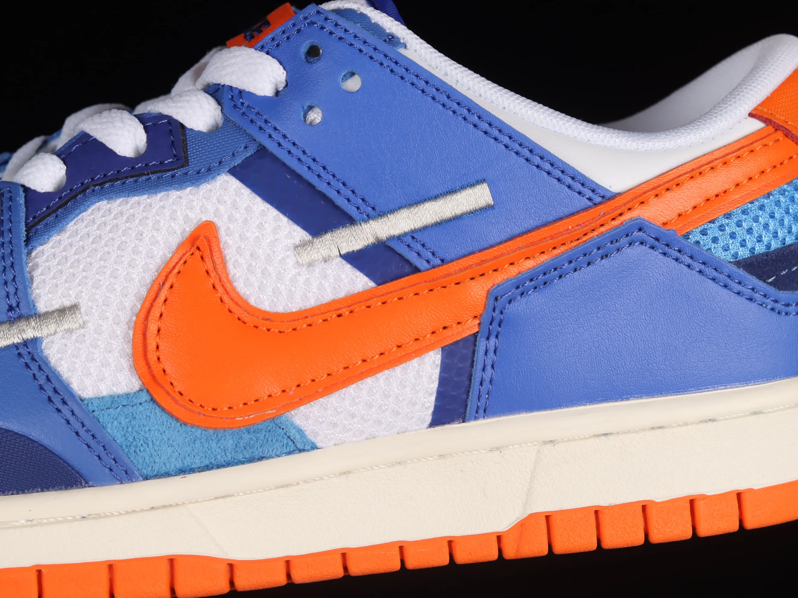 All categories Nk SB Dunk series Nk SB Dunk Low low-top skate shoes Nk Dunk Scrap stitching low-top skate shoes DM0128-100